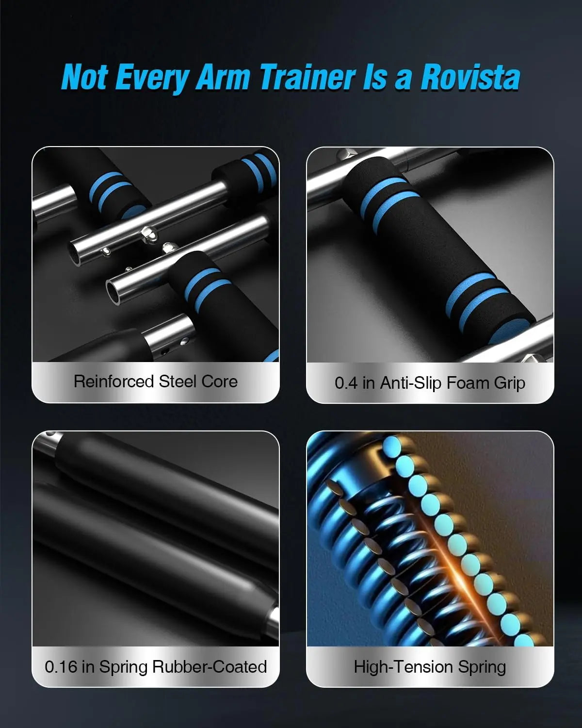 Twister Arm Trainer Chest Workout Equipment Adjustable Shaker Twister Arm Trainer for Men Women, Portable Power Chest Clip Muscle Fitness with Detachable Design