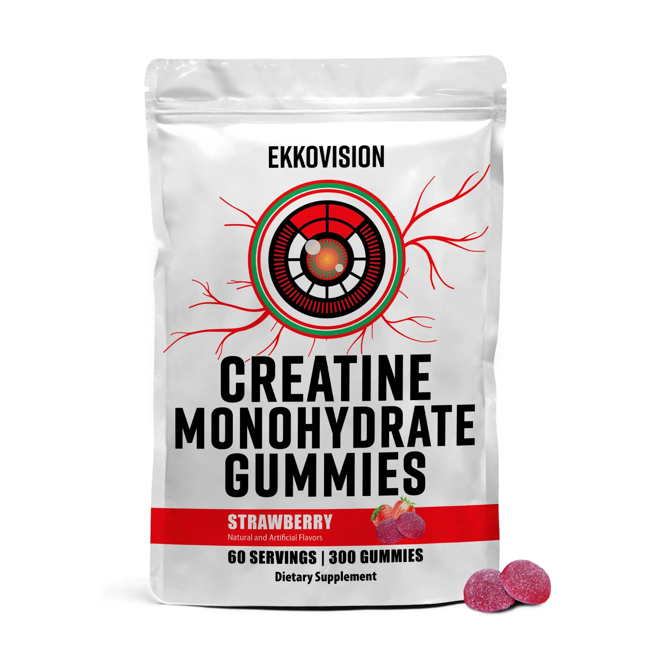 EKKO Creatine Monohydrate - Unflavored Creatine (3rd Party Tested)