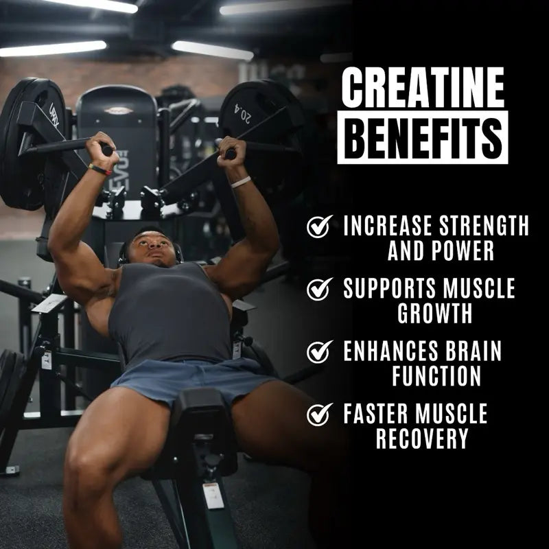 EKKO Creatine Monohydrate - Unflavored Creatine (3rd Party Tested)