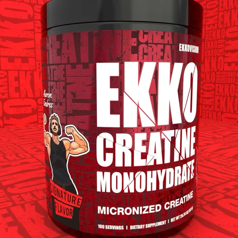 EKKO Creatine Monohydrate - Unflavored Creatine (3rd Party Tested)